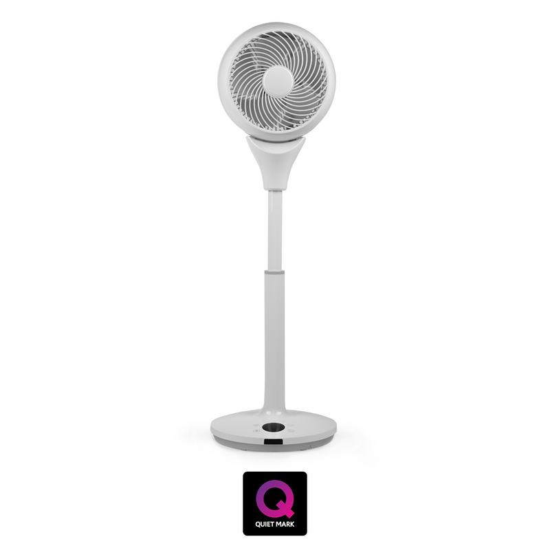 Devola Ultra Quiet 22W 12 Speed 9-inch DC Pedestal Fan - White - DV9PDQM, Image 1 of 7