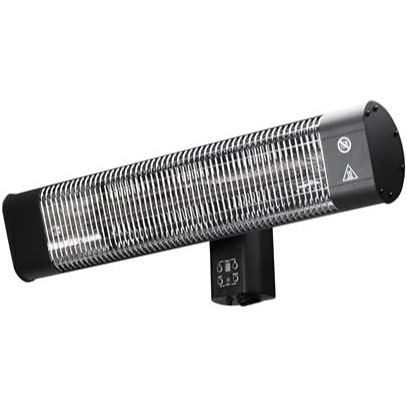 Devola Platinum 1.8kW Wall Mounted Patio Heater with Remote Control IP65 - Black - DVPH18PWMB, Image 5 of 6